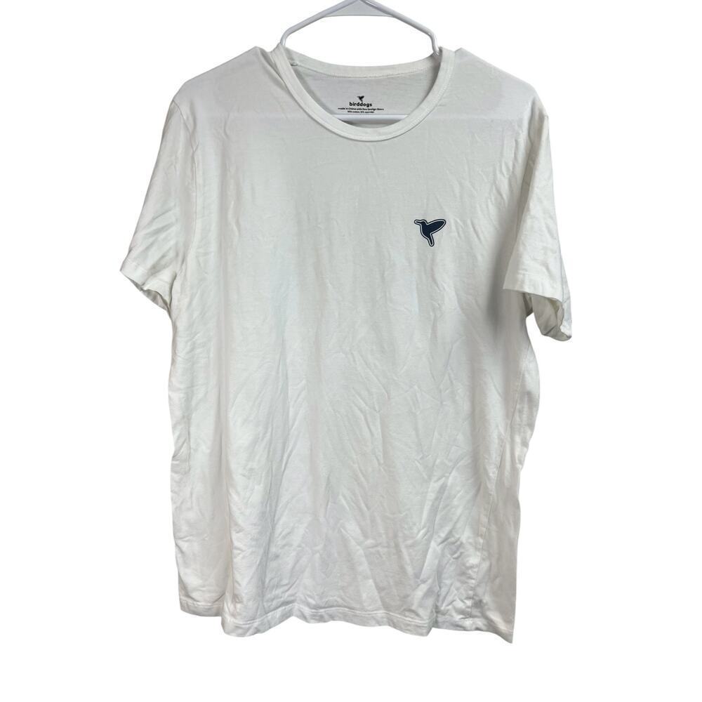 Birddogs White Graphic T-Shirt Men's Large